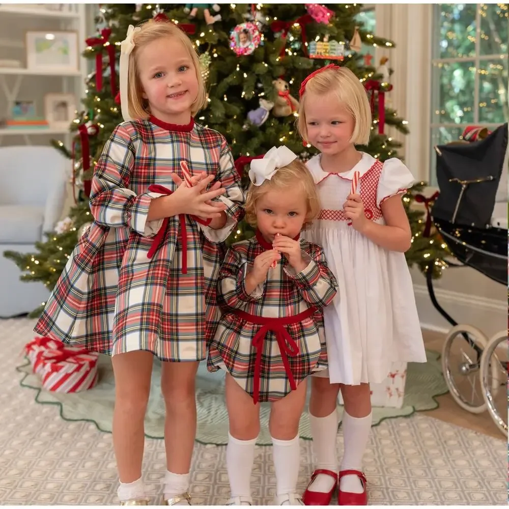 Henry Duvall HAZEL BUBBLE TOWNSEND TARTAN Baby Size 0-6 Months‎ Christmas Plaid
